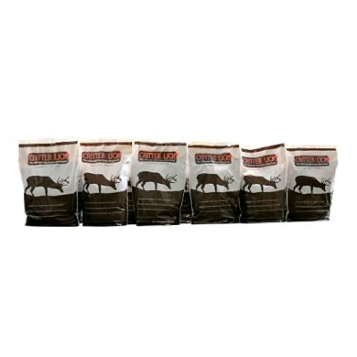 large pack of critter lick deer attractant